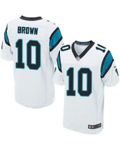 Panthers #10 Corey Brown White Men's Stitched NFL Elite Jersey