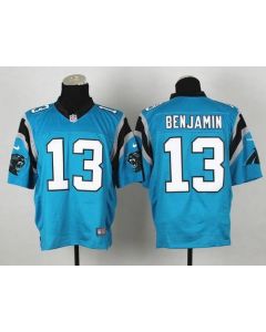 Panthers #13 Kelvin Benjamin Blue Alternate Men's Stitched NFL Elite Jersey