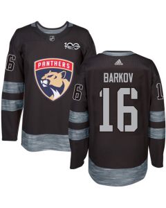 Panthers #16 Aleksander Barkov Black 1917-2017 100th Anniversary Stitched NHL Jersey