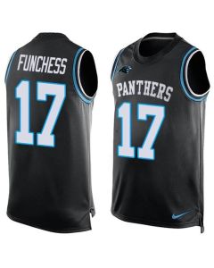 Panthers #17 Devin Funchess Black Team Color Men's Stitched NFL Limited Tank Top Jersey