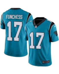 Panthers #17 Devin Funchess Blue Men's Stitched NFL Limited Rush Jersey