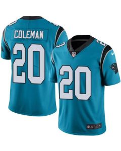 Panthers #20 Kurt Coleman Blue Men's Stitched NFL Limited Rush Jersey