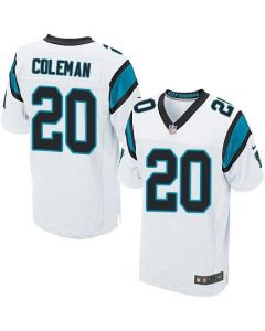 Panthers #20 Kurt Coleman White Men's Stitched NFL Elite Jersey