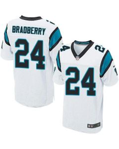 Panthers #24 James Bradberry White Men's Stitched NFL Elite Jersey
