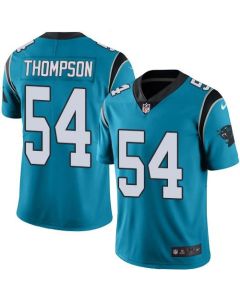 Panthers #54 Shaq Thompson Blue Youth Stitched NFL Limited Rush Jersey