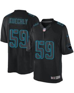 Panthers #59 Luke Kuechly Black Men's Stitched NFL Impact Limited Jersey