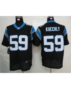 Panthers #59 Luke Kuechly Black Team Color Men's Stitched NFL Elite Jersey