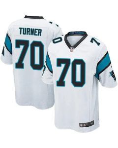 Panthers #70 Trai Turner White Youth Stitched NFL Elite Jersey