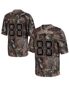 Panthers #88 Greg Olsen Camo Men's Stitched NFL Realtree Elite Jersey