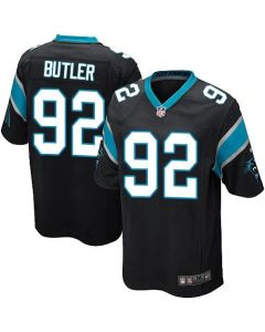 Panthers #92 Vernon Butler Black Team Color Youth Stitched NFL Elite Jersey