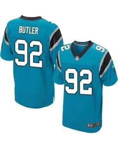 Panthers #92 Vernon Butler Blue Alternate Men's Stitched NFL Elite Jersey