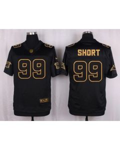 Panthers #99 Kawann Short Black Men's Stitched NFL Elite Pro Line Gold Collection Jersey
