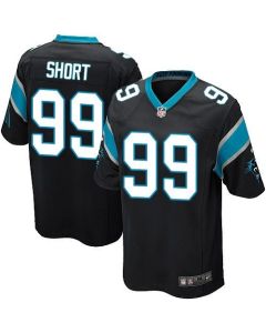 Panthers #99 Kawann Short Black Team Color Youth Stitched NFL Elite Jersey