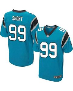 Panthers #99 Kawann Short Blue Alternate Men's Stitched NFL Elite Jersey