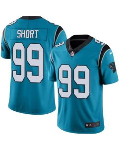 Panthers #99 Kawann Short Blue Men's Stitched NFL Limited Rush Jersey