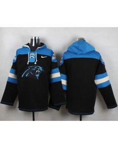 Panthers Blank Black Player Pullover NFL Hoodie