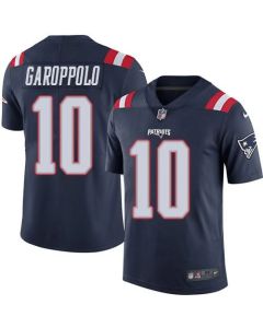 Patriots #10 Jimmy Garoppolo Navy Blue Youth Stitched NFL Limited Rush Jersey