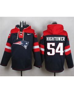 Patriots #54 Dont'a Hightower Navy Blue Player Pullover NFL Hoodie
