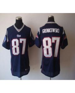 Patriots #87 Rob Gronkowski Navy Blue Team Color Men's Stitched NFL Elite Jersey