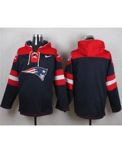 Patriots Blank Navy Blue Player Pullover NFL Hoodie