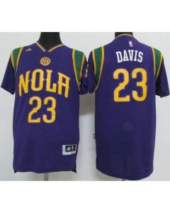 Pelicans #23 Anthony Davis Purple Pride Stitched NBA Jersey