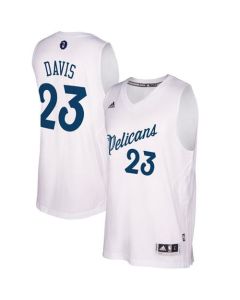 Pelicans #23 Anthony Davis White 2016-2017 Christmas Day Stitched NBA Jersey