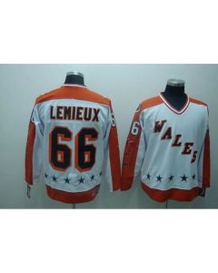 Penguins #66 Mario Lemieux Stitched White CCM All Star NHL Jersey