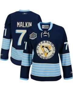 Penguins #71 Evgeni Malkin Women 2011 Winter Classic Vintage Stitched Dark Blue NHL Jersey