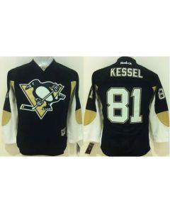 Penguins #81 Phil Kessel Black Stitched Youth NHL Jersey