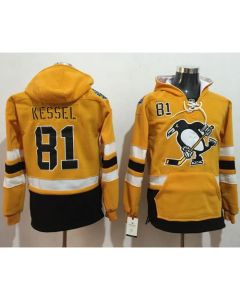 Penguins #81 Phil Kessel Gold Sawyer Hooded Sweatshirt 2017 Stadium Series Stitched NHL Jersey