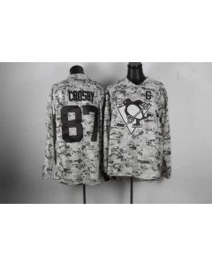 Penguins #87 Sidney Crosby Camo Stitched NHL Jersey