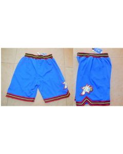 Philadelphia 76ers Blue Throwback NBA Shorts