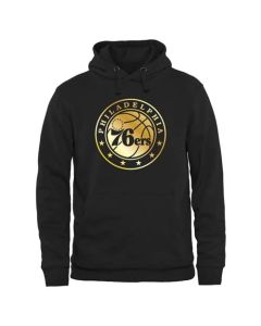 Philadelphia 76ers Gold Collection Pullover Hoodie Black