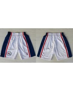Philadelphia 76ers White 10th NBA Shorts