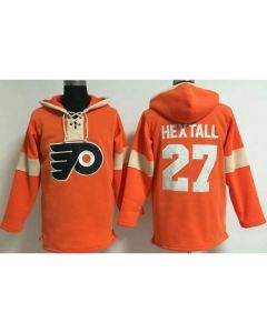 Philadelphia Flyers #27 Ron Hextall Orange Pullover NHL Hoodie