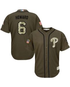 Phillies #25 Jim Thome Green Cool Base Stitched MLB Jersey (Green)