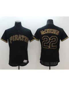 Pirates #22 Andrew McCutchen Black Fashion Flexbase Authentic Collection Stitched MLB Jersey
