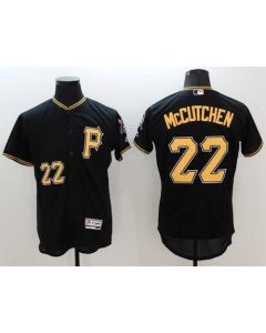 Pirates #22 Andrew McCutchen Black Flexbase Authentic Collection Stitched MLB Jersey