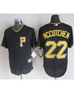 Pirates #22 Andrew McCutchen Black New Cool Base Stitched MLB Jersey