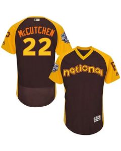 Pirates #22 Andrew McCutchen Brown Flexbase Authentic Collection 2016 All-Star National League Stitched MLB Jersey