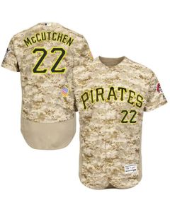 Pirates #22 Andrew McCutchen Camo Flexbase Authentic Collection Stitched MLB Jersey