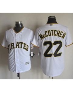 Pirates #22 Andrew McCutchen White New Cool Base Stitched MLB Jersey