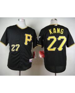 Pirates #27 Jung-ho Kang Black Cool Base Stitched MLB Jersey