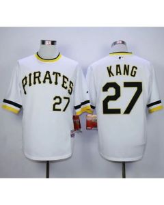 Pirates #27 Jung-ho Kang White Alternate 2 Cool Base Stitched MLB Jersey