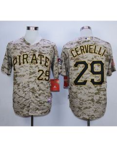 Pirates #29 Francisco Cervelli Camo Alternate Cool Base Stitched MLB Jersey