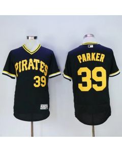 Pirates #39 Dave Parker Black Flexbase Authentic Collection Cooperstown Stitched MLB Jersey