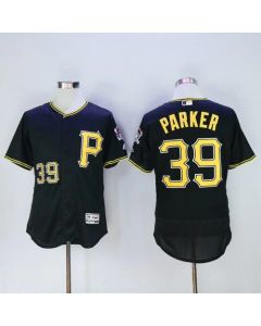 Pirates #39 Dave Parker Black Flexbase Authentic Collection Stitched MLB Jersey
