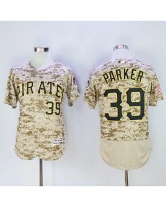 Pirates #39 Dave Parker Camo Flexbase Authentic Collection Stitched MLB Jersey