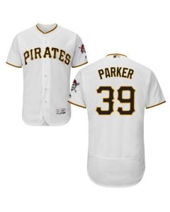 Pirates #39 Dave Parker White Flexbase Authentic Collection Stitched MLB Jersey
