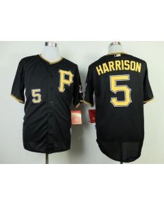 Pirates #5 Josh Harrison Black Cool Base Stitched MLB Jersey
